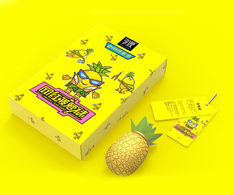 菠萝袜｜包装设计｜丝袜包装/创意包装/日用品包装